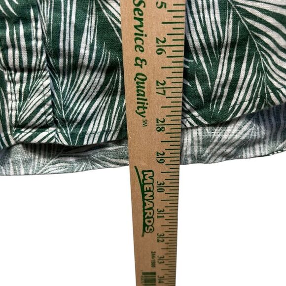 J.Crew linen cotton xl Tropical Hawaiian Down Shirt - Cotton, Short Sleeves - Picture 6 of 14
